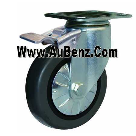 3系列-双轴圆弧塑芯TPR轮-奥奔脚轮(苏州）有限公司AuBenz脚轮科顺脚轮 